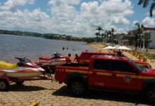 Corpo de Bombeiros faz treinamento de prevenção aquática