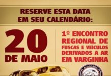 Varginha terá o 1º Encontro Regional de Fuscas e Veículos derivados a ar