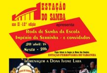 Projeto Estação do Samba retorna nesta sexta e presta homenagem a Dona Ivone Lara