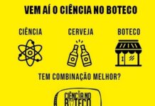 Hoje tem Ciência no Boteco em Varginha ciência no boteco