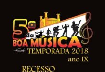 O Projeto Quinta da Boa Música terá recesso esta semana