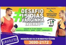 3º #DESAFIO15DiasVarginha está com inscrições abertas