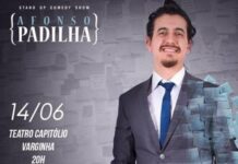 Afonso Padilha se apresenta hoje no Theatro Capitólio