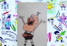 Veja o desenho do Bruno na Arte do Leitor desta semana