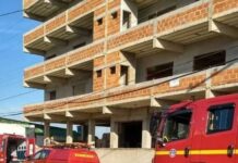 Homem morre após cair do andaime de um prédio em construção em Varginha