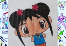 Isabelly envia seu desenho para a coluna Arte do Leitor desta semana
