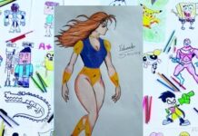 A arte do leitor desta semana é da Eduarda