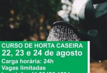 Curso gratuito de Horta Caseira será oferecido em Varginha