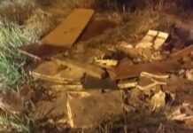 Fogo ateado em lixo espalha fumaça pelo centro de Varginha