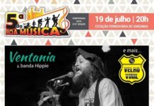 Ventania se apresenta hoje na Quinta da Boa Música na estação