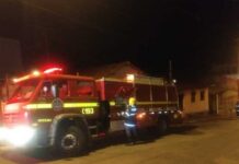Incêndio destrói parte de uma casa em Alfenas