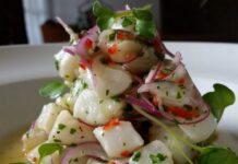 Para os fãs de peixe a sugestão de hoje é o ceviche
