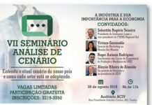 VII Seminário Análise de Cenário será nesta quinta, 30