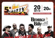 Hoje tem Bronnco Billy e Os Mangas Coloradas na Estação