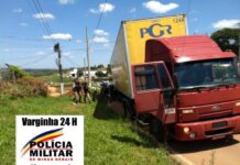 Caminhão com carga roubada é interceptado em Varginha