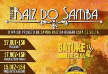 Sábado tem Projeto Raiz do Samba na Praça do ET