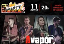 5ª da Boa Música desta semana terá banda A Vapor