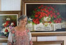 Foyer do Capitólio apresenta exposição de quadros em óleo sobre tela