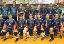 Equipe Sub 15 de Vôlei Masculino Varginha é vice-campeã estadual