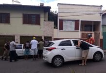 Carro perde os freios e causa acidente em Varginha neste sábado