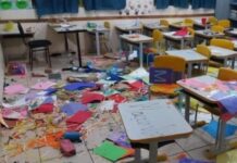 Meninos invadem e vandalizam escola municipal de Elói Mendes