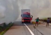 Queimada pode ter causado acidente na Fernão Dias nesta segunda, 21