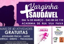 Hoje tem Varginha Mais Saudável no alto da Vila Paiva
