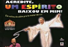 Espetáculo “Acredite, um espírito baixou em mim”, chega a Varginha
