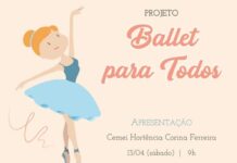 Sábado tem apresentação do projeto “Ballet para Todos”
