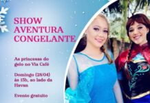 O Musical Frozen vai congelar o shopping neste domingo