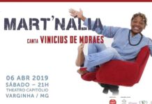 Show de Mart’nália será no próximo sábado, em Varginha