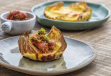 Um prato deliciosamente mineiro: pamonha com linguiça de pernil