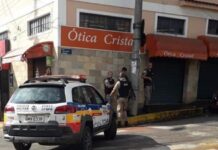 Bandidos fazem reféns em assalto ao Bradesco de Elói Mendes