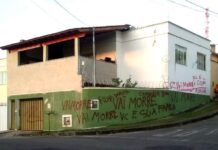 Pichações com ameaças são encontradas em Varginha