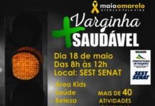Maio Amarelo é o tema do Varginha + Saudável neste sábado (18) varginha mais saudavel maio amarelo
