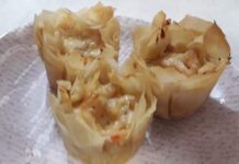 Versatilidade na cozinha: mini tortinha de camarão com massa de phillo