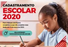 Cadastro Escolar deve ser feito até o dia 12 de julho