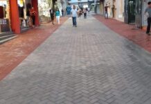 Revitalização do calçadão da Wenceslau Braz foi finalizada Centro de Varginha