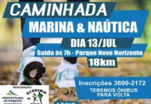 Caminhada da Marina Acqua e Náutica será neste sábado (13) caminhada marina acqua náutica