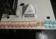 Homem é preso tentando usar dinheiro falso em Varginha