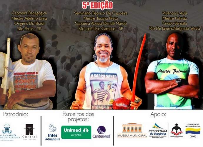 encontro internacional de capoeira em varginha