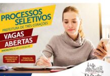 Prefeitura de Três Corações contrata motorista e terapeuta ocupacional