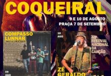 Zé Geraldo se apresenta no FENAC em Coqueiral neste sábado. Evento gratuito zé geraldo 49 festival nacional da canção
