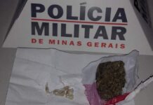 Homem é preso vendendo drogas em frente a uma escola em Varginha tráfico de drogas em varginha