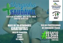 Mega evento reunirá Varginha + Saudável, Desafio 15 Dias e comemoração do dia do Profissional de Educação Física varginha mais saudável 2019