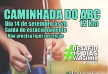 Caminhada do ABC com 12 km de percurso é neste sábado. Participe! caminhada do abc