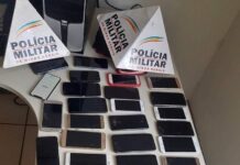 Mulher é presa com 37 celulares furtados em festa à fantasia em Alfenas celulares roubados em alfenas