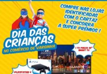 Dia das Crianças: Campanha da ACIV sorteia TV e Play4. Confira o horário especial do comércio dia das criancas aciv varginha sorteio 2019