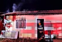 Homem coloca fogo em casa após briga com companheiro em Varginha fogo briga entre companheiros