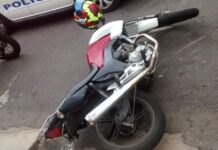 Rapaz é preso pela PM após ser flagrado empinando moto e fugir em alta velocidade no Imaculada moto caida em varginha